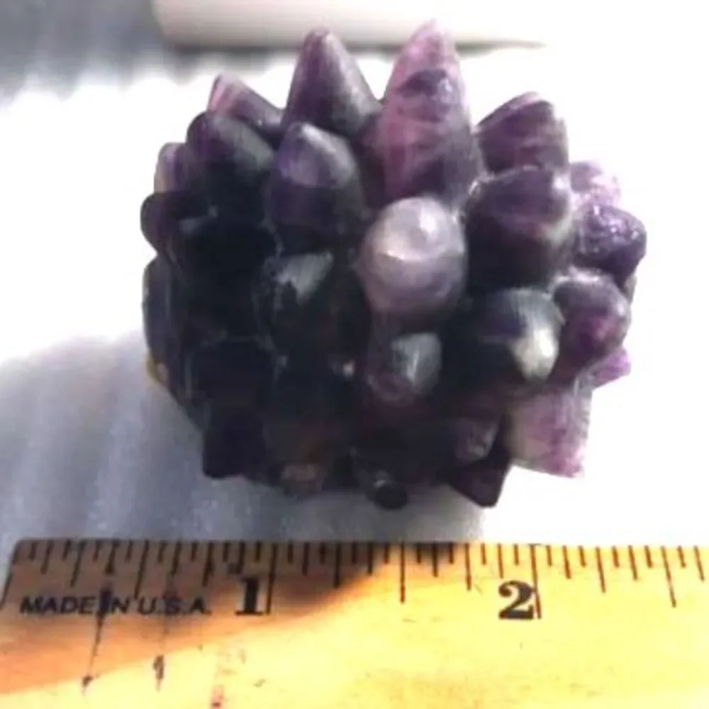 Adorable Fluorite Hedgehog Carving